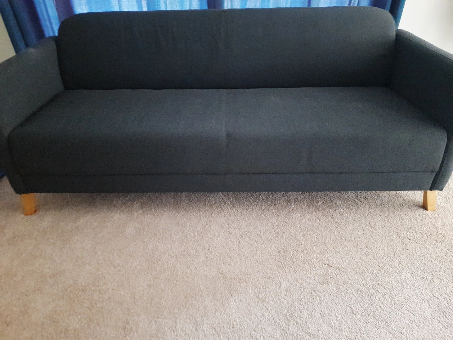 IKEA Dark Grey 3 Seater Sofa