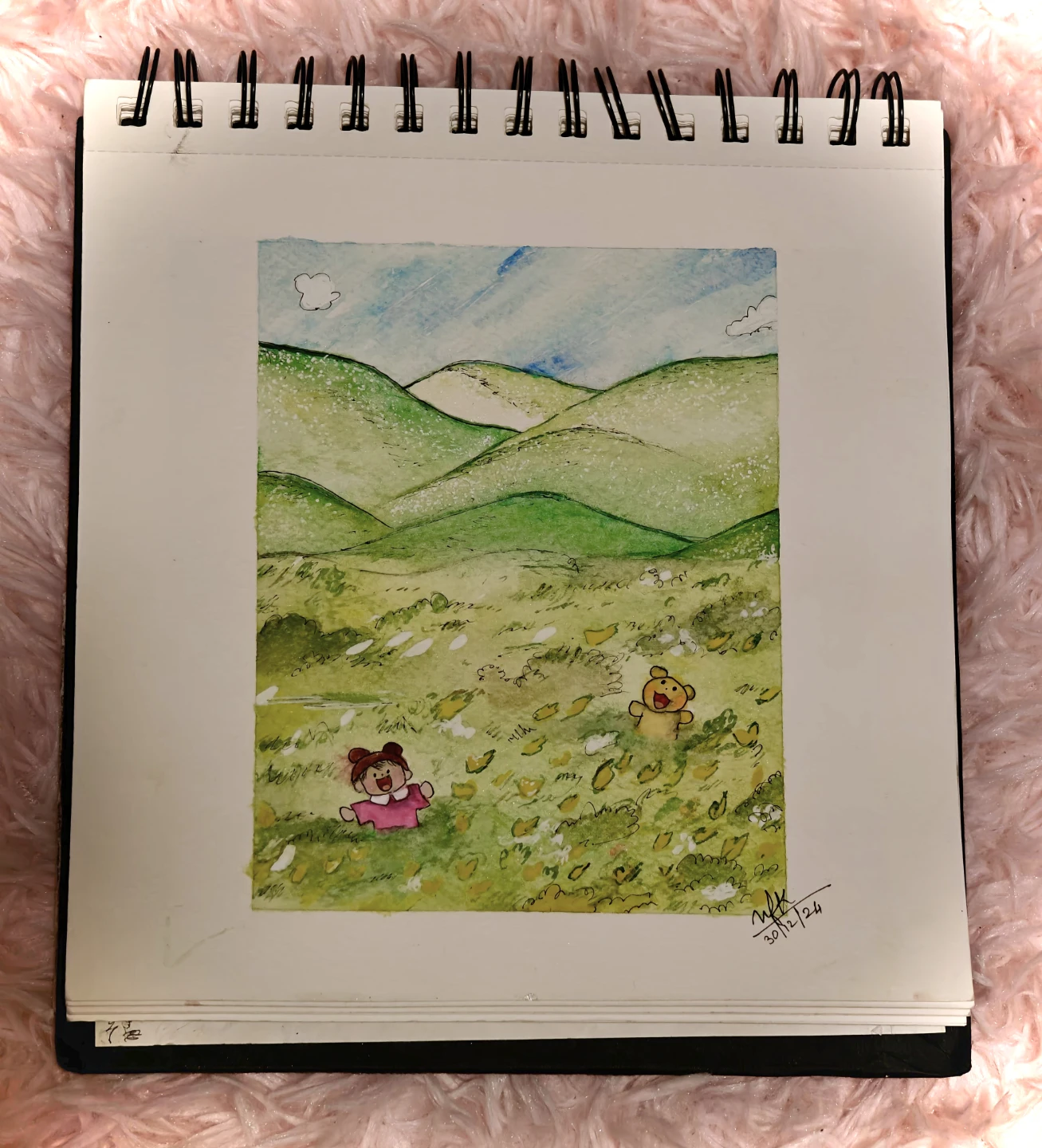 Watercolor painting