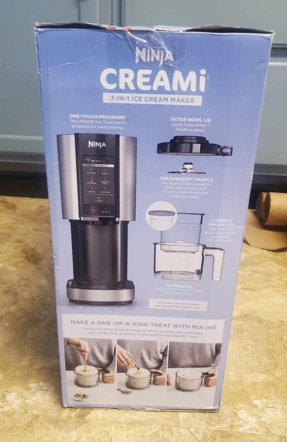NEW Ninja Creami 7-in-1 Ice Cream Maker - never opened or used - photo 2