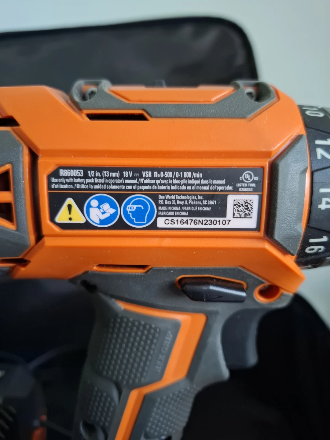 Ridgid 18V Brushless Drill Kit w/ Battery,Charger & Case - photo 5