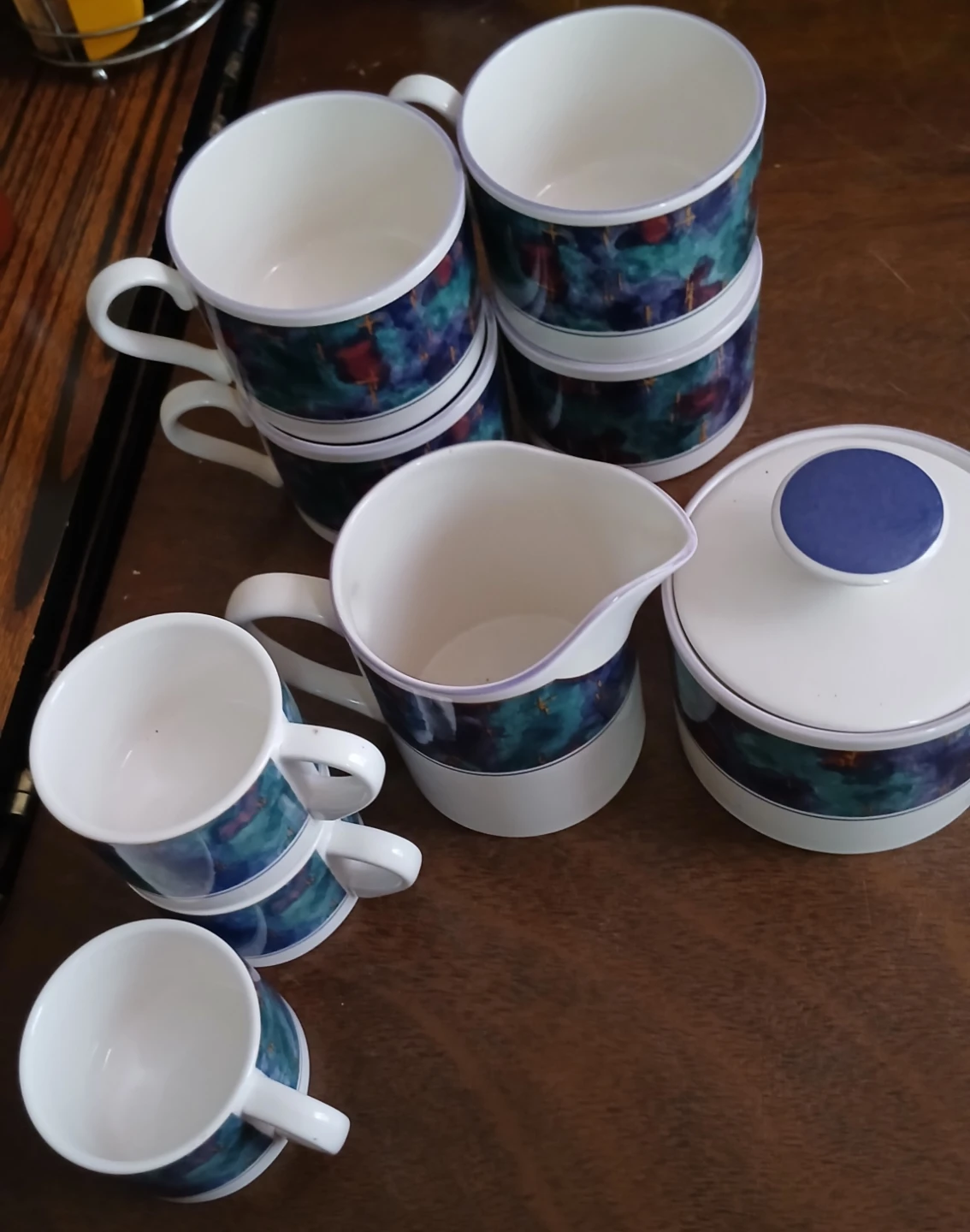 Creamer and Sugar Bowl Set with Cups - photo 3