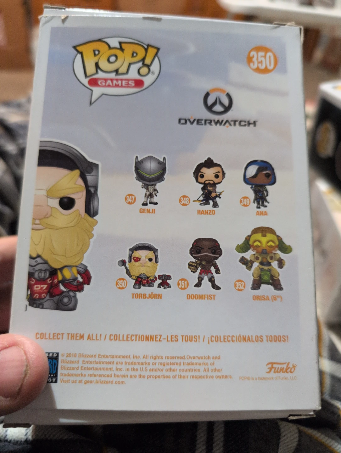 Funko Pop! Overwatch Torbjörn Vinyl Figure #350 - photo 2