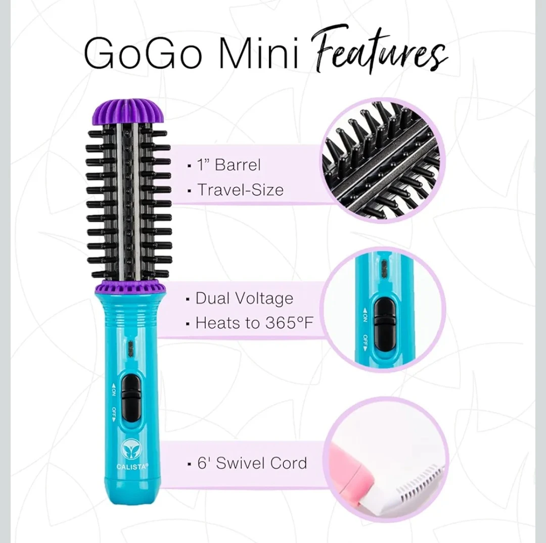 Calista GoGo Mini Round Brush - Purple - photo 4