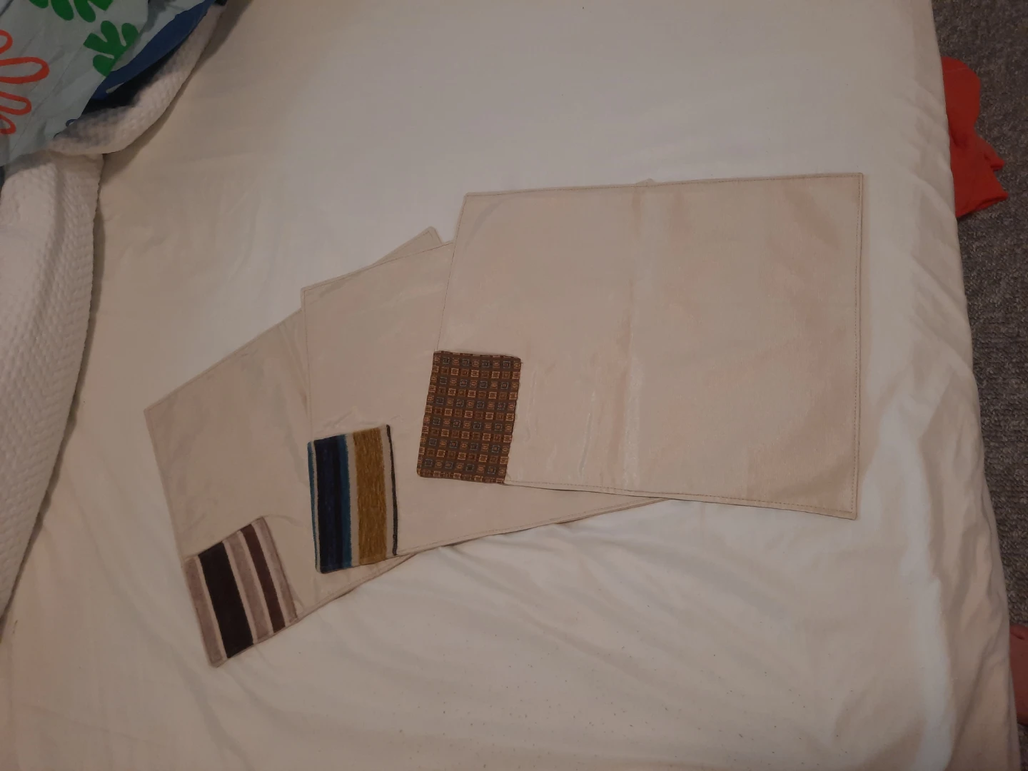 Placemats with Cutlery Pockets -