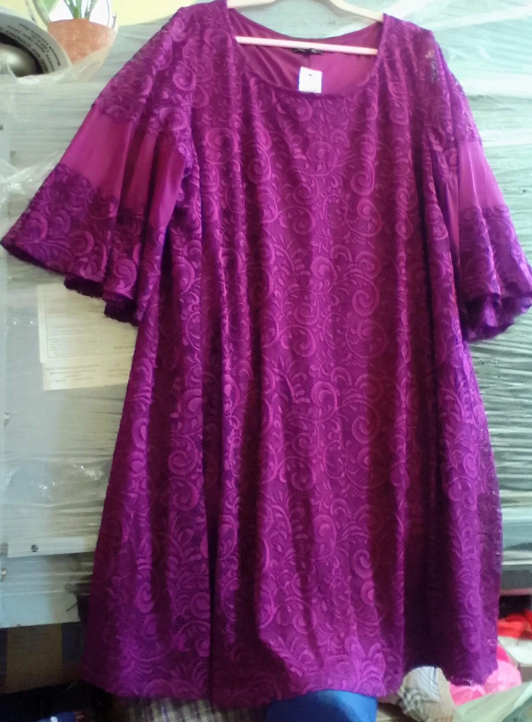 Purple Lace Dress