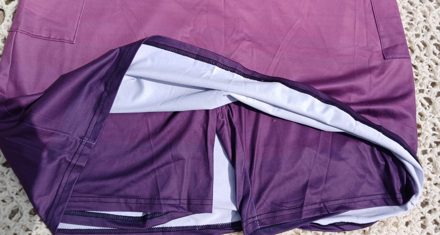 Women's Skirt with Pockets - Pink/Purple Ombre - photo 2