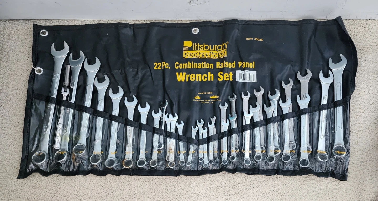 Pittsburgh Professional 22 Pc. Combination Wrench Set