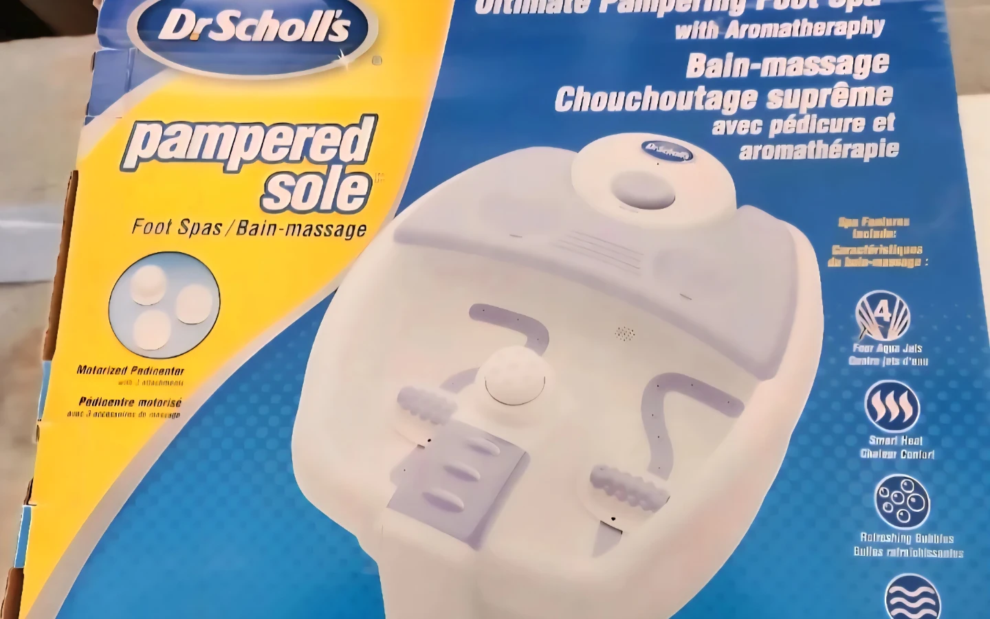 Dr. Scholl's Pampered Sole Foot Spa & Massager