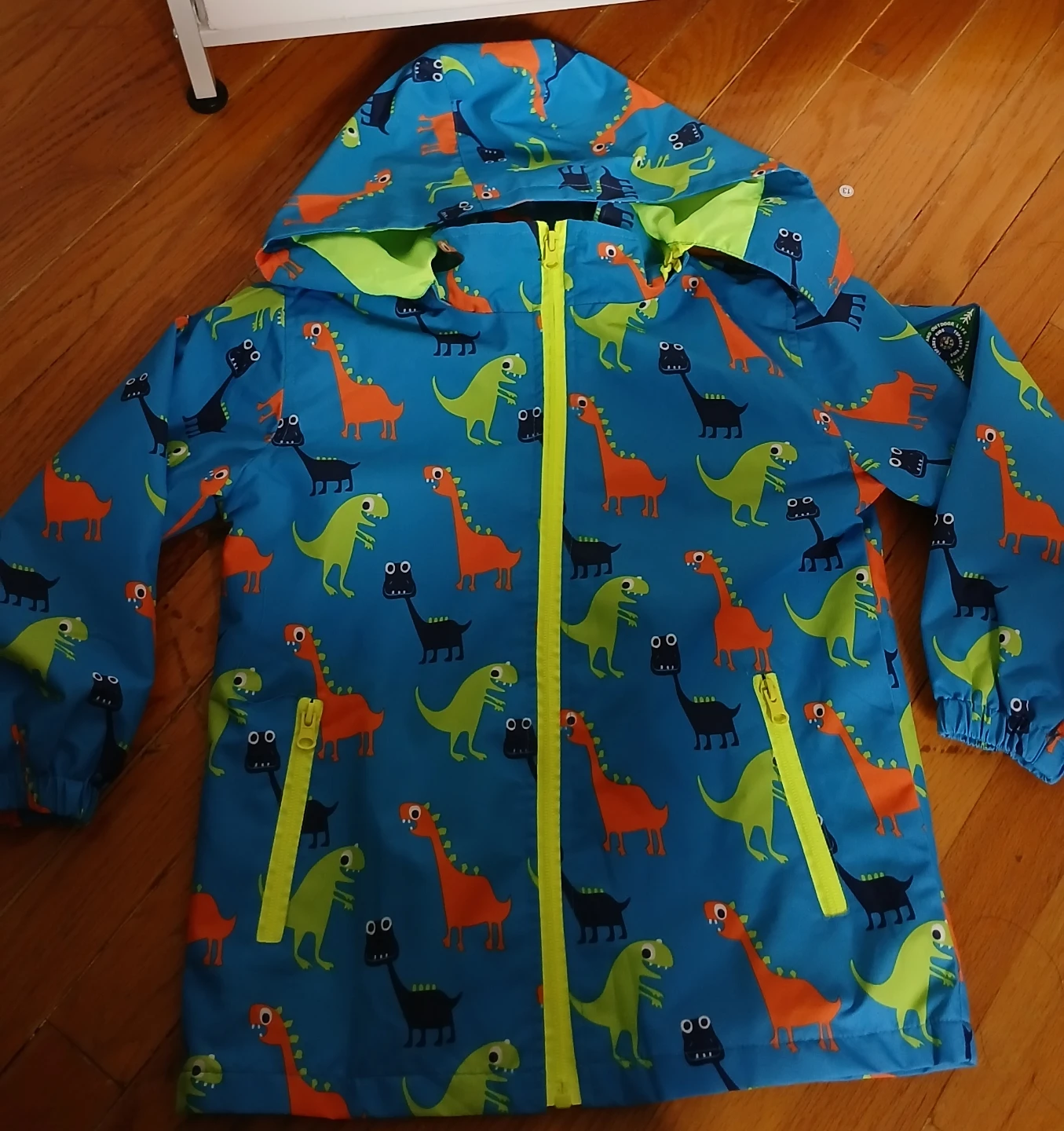 Kids Dinosaur Rain Jacket