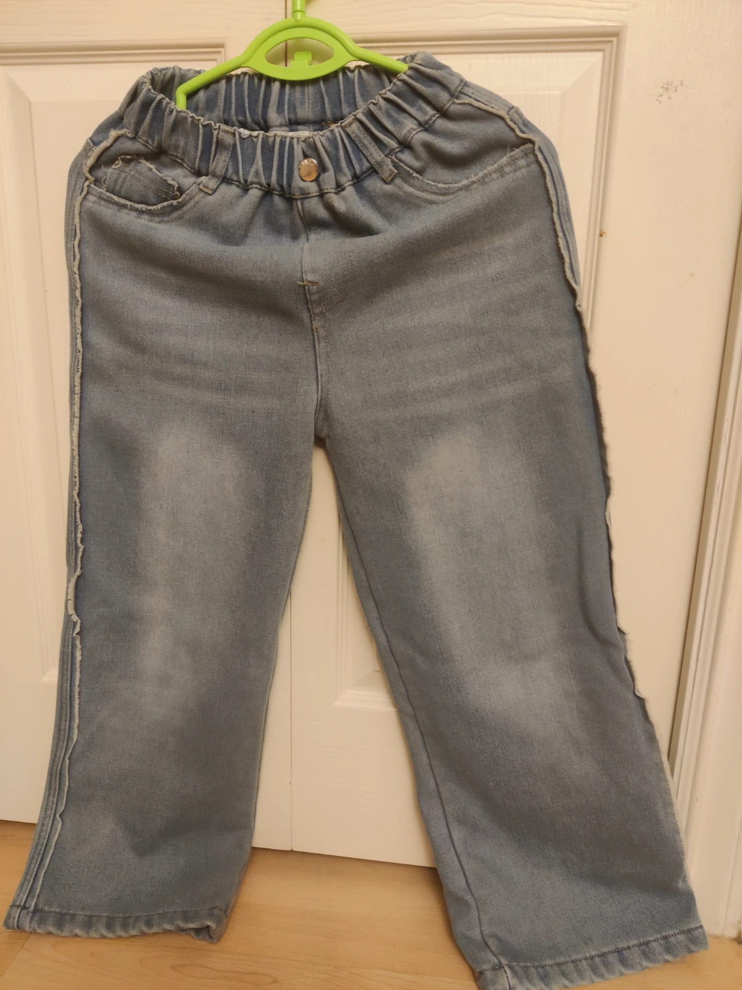 Kids winter Light Wash Denim Jeans(no2)