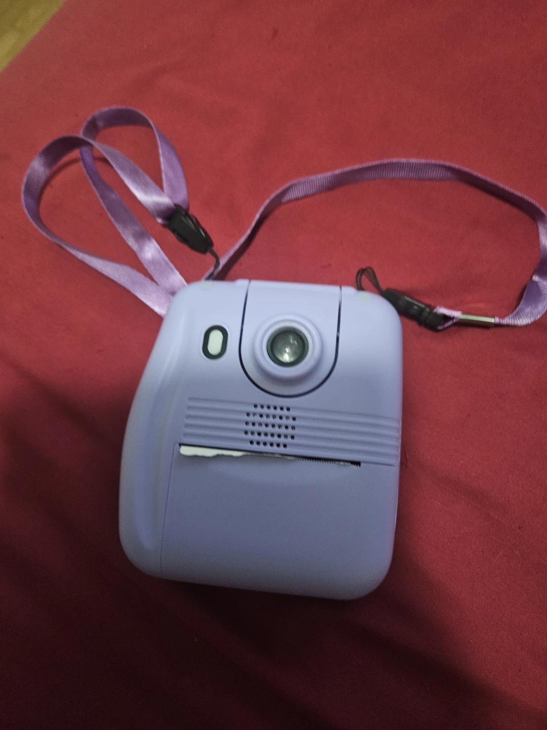 Purple Kids Instant Print Camera with Lanyard - photo 2
