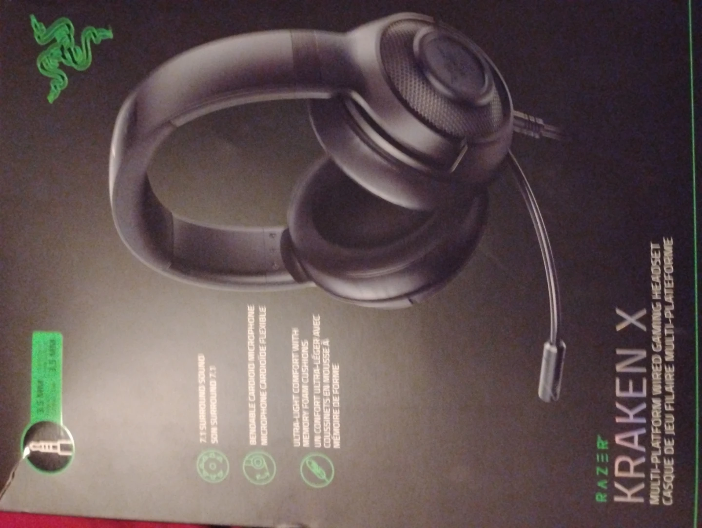 Razer Kraken X Multi-Platform Wired Gaming Headset