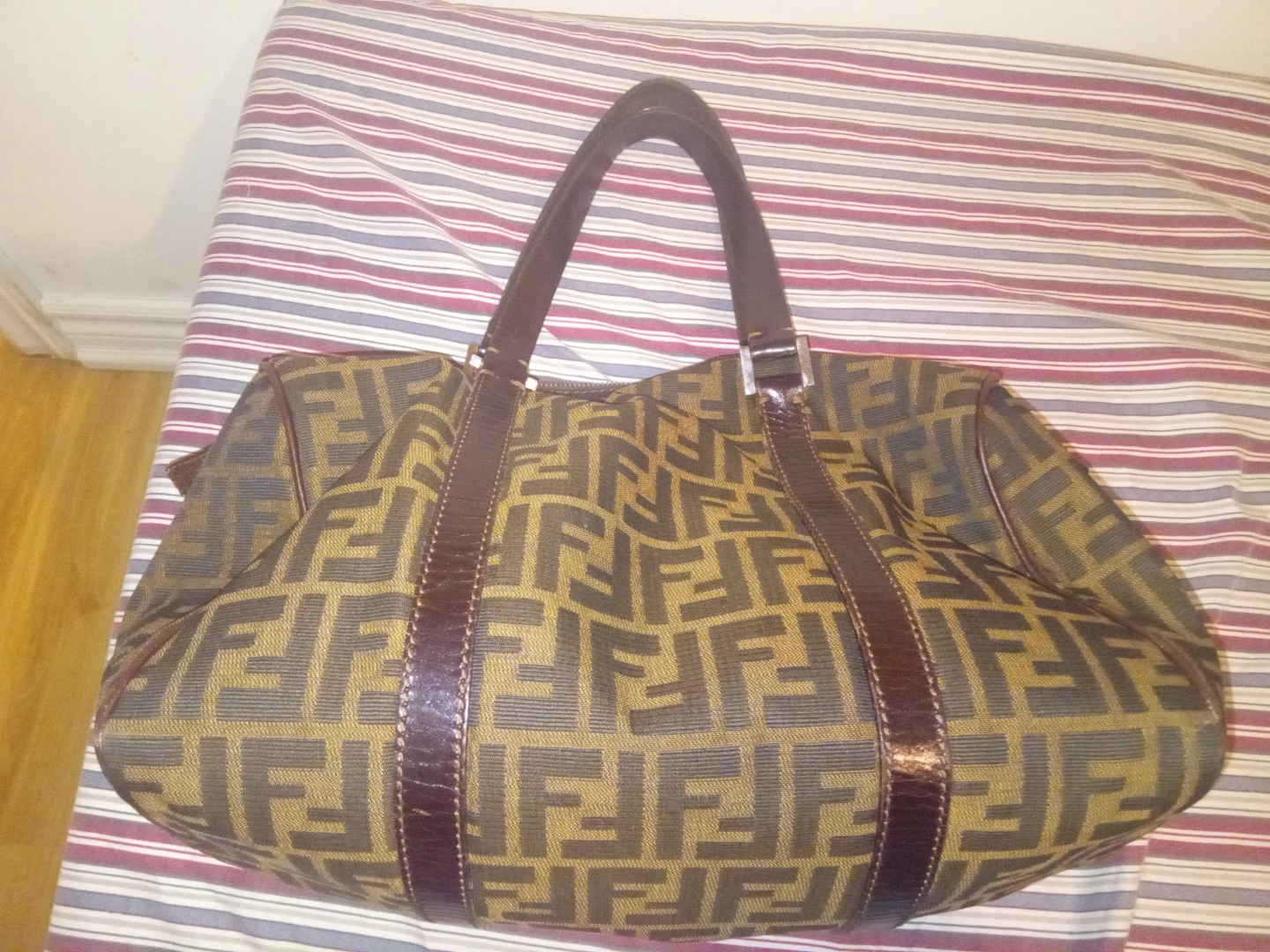 Fendi Zucca Pattern Boston Bag - photo 3