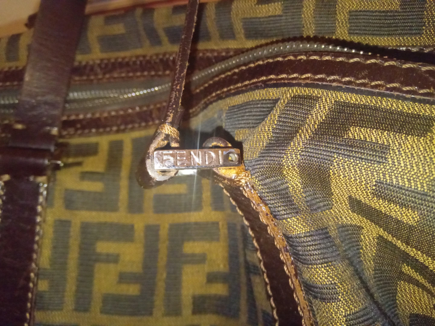 Fendi Zucca Pattern Boston Bag - photo 4