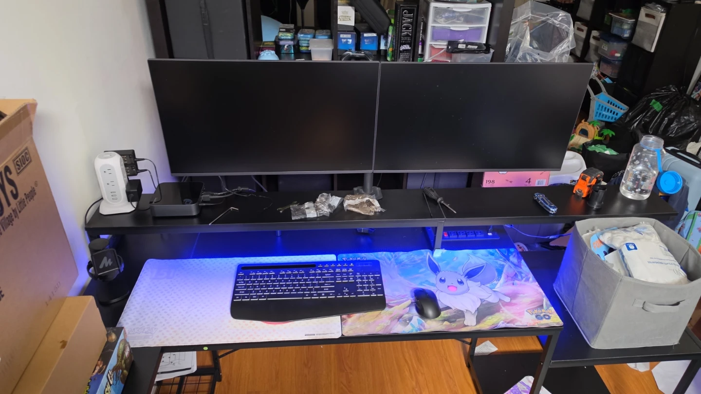 Computer Desk with RGB Lighting