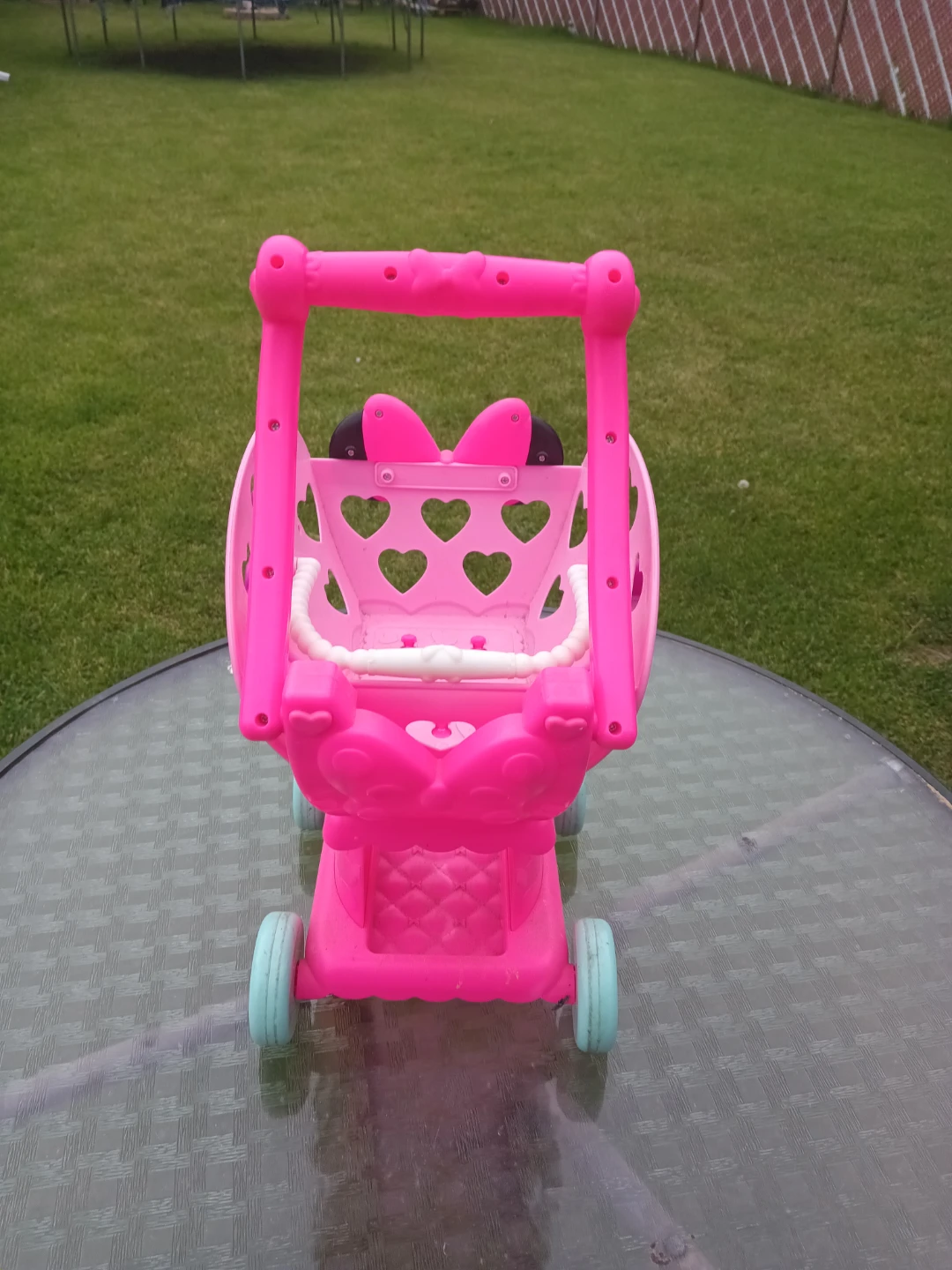 Pink Minnie Mouse Toy Shopping Cart - photo 4