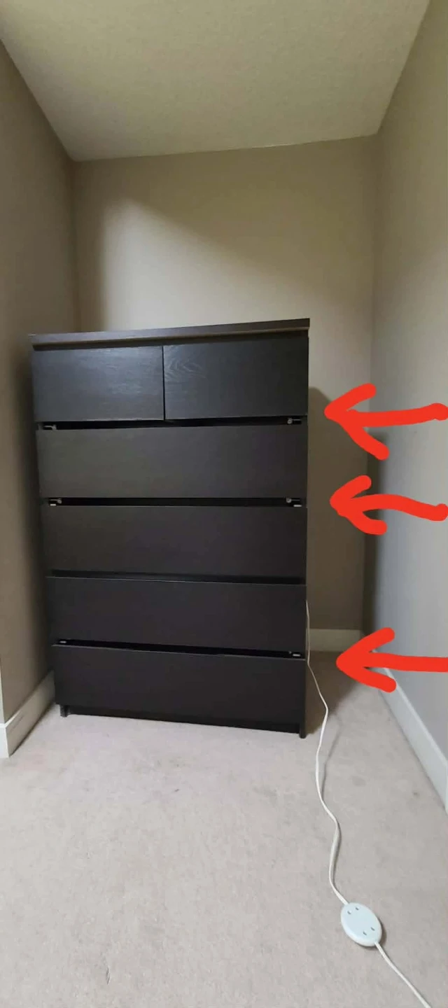 IKEA MALM 6-Drawer Dresser