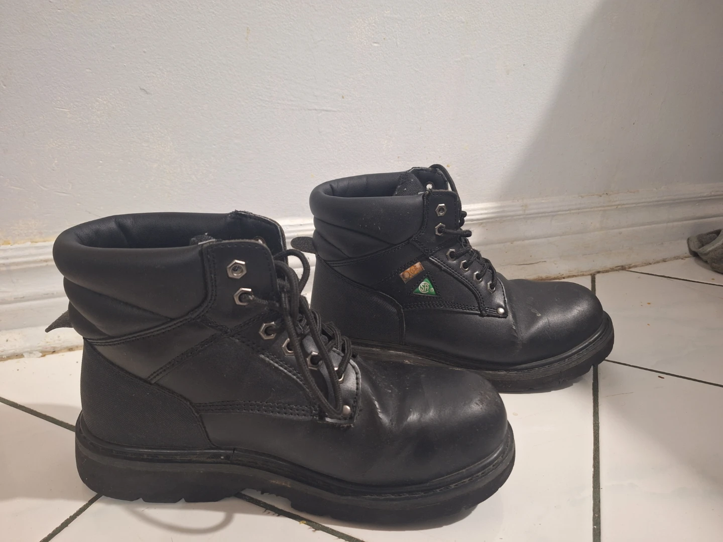 Altras Black steel toed work Boots - photo 3
