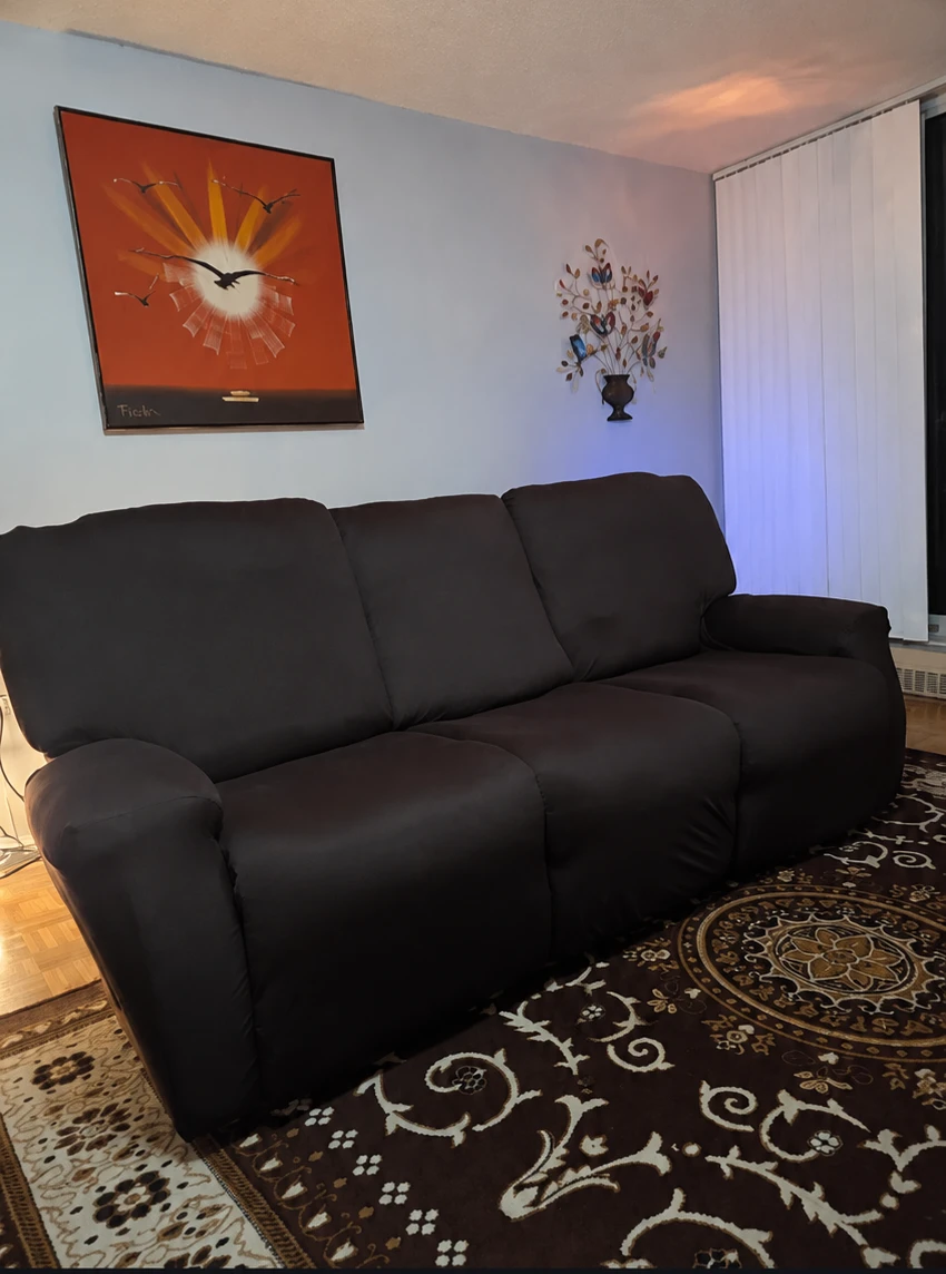 Reclining Sofa - Brown