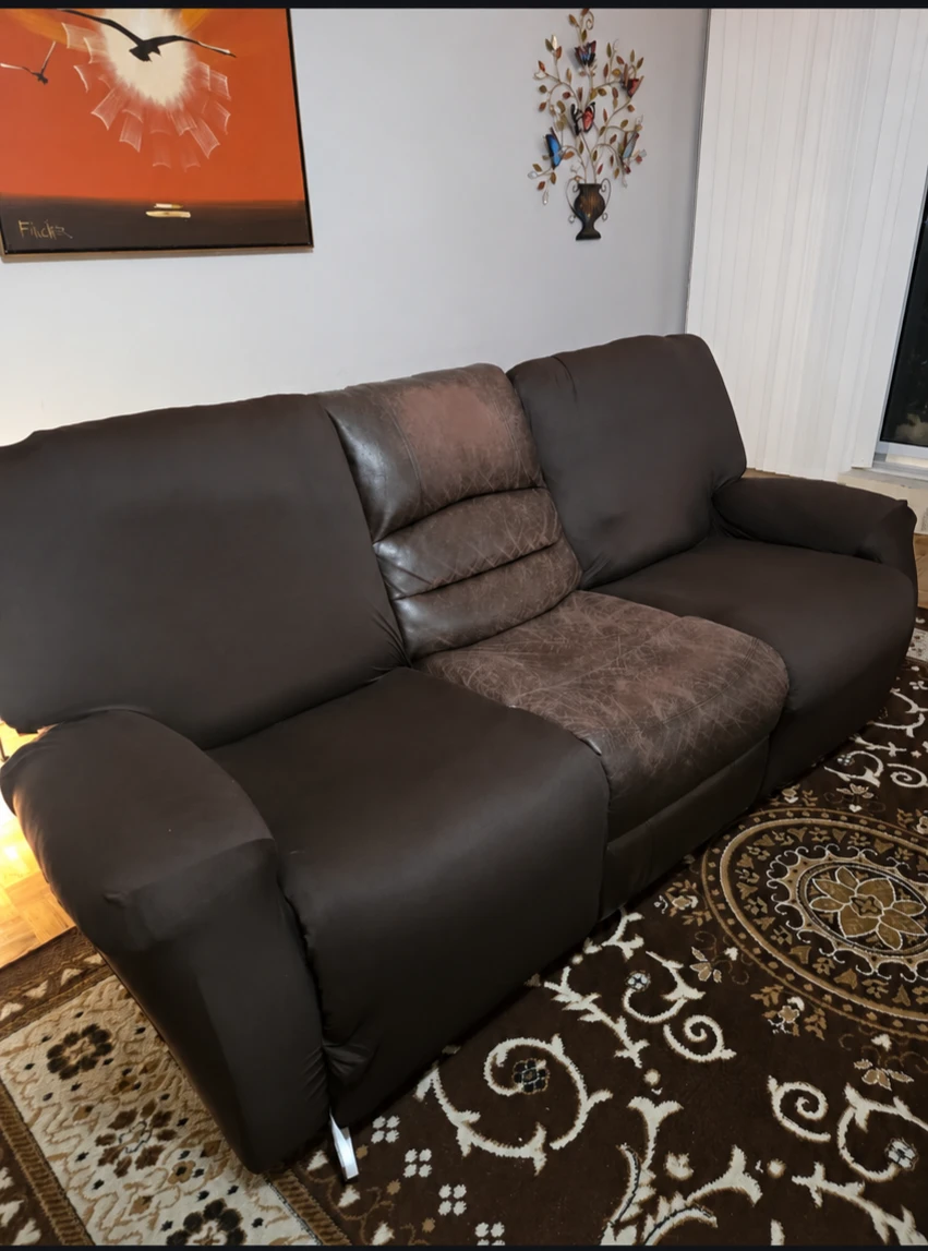 Reclining Sofa - Brown - photo 2