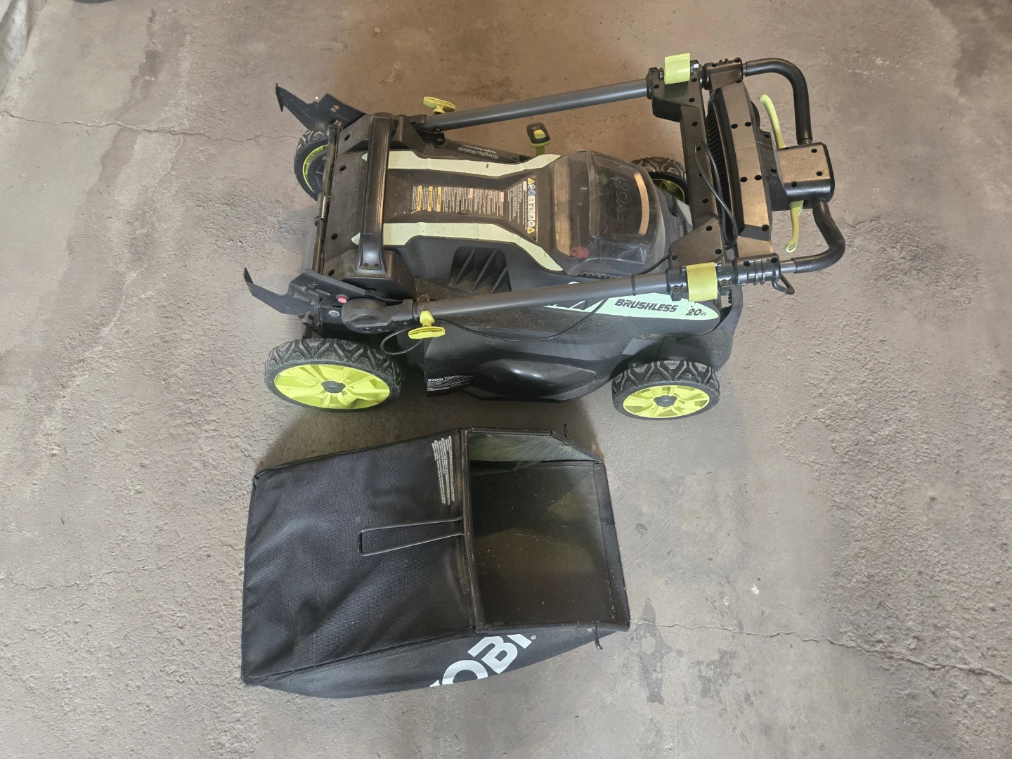 RYOBI Lawnmower 40V brushless 20" self propelled - photo 2