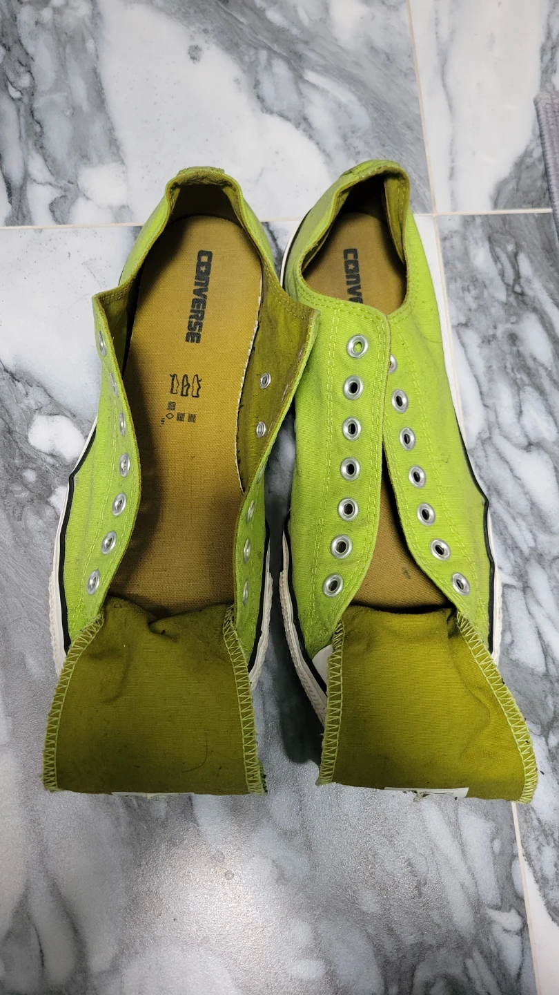Converse All Star Low Top Shoes - Lime Green - US Men's 11