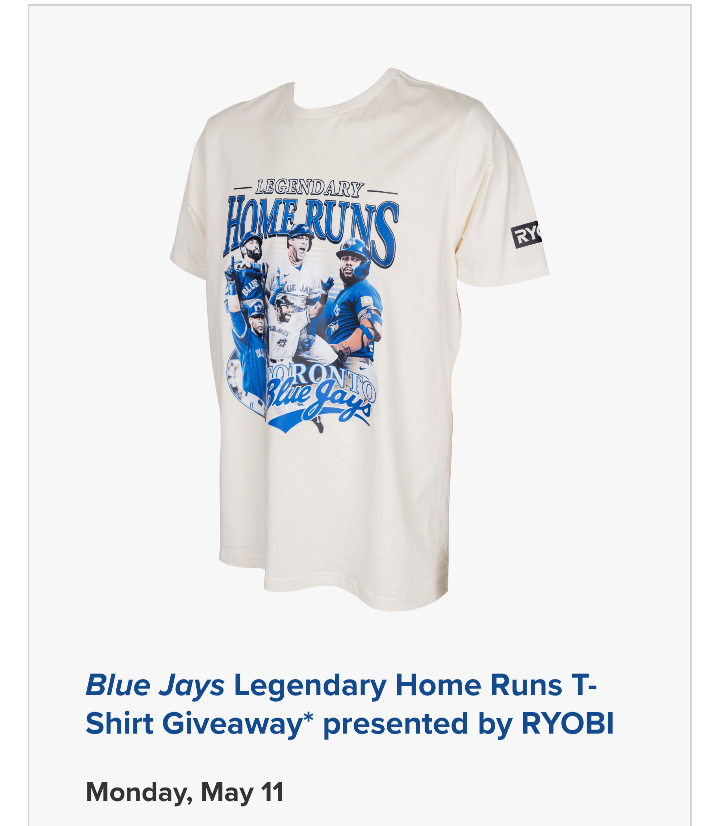 Tempo Opening Night for Jays Legendary Home Run Shirt - photo 2