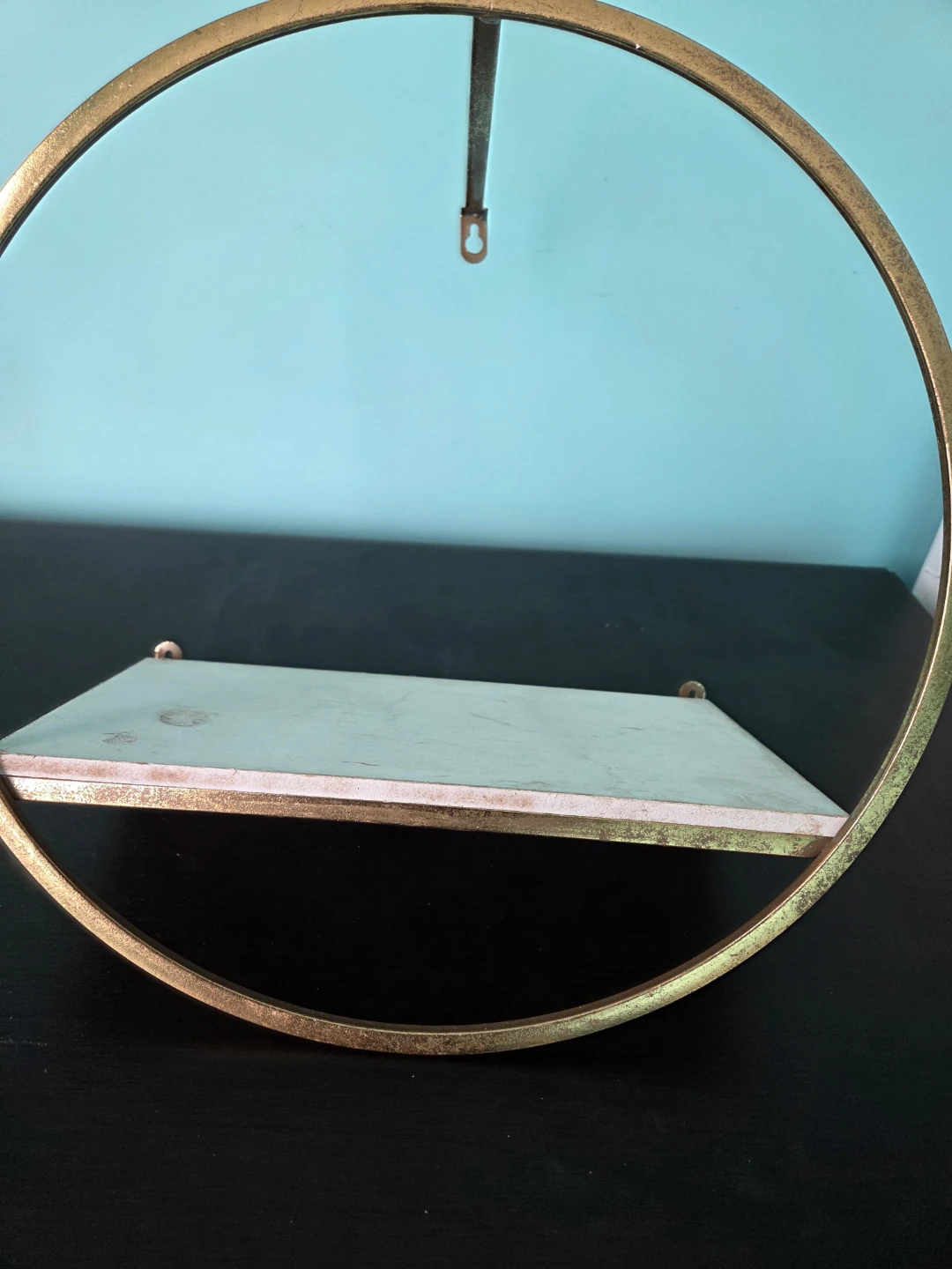 Gold Circular Wall Shelf - photo 3