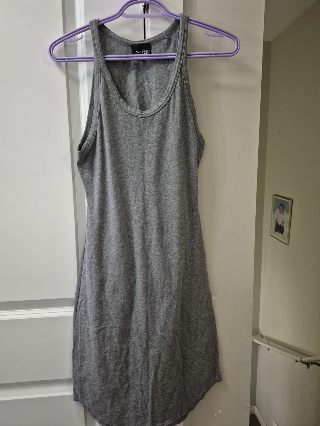Wilfred Free Yasmin Cut Out Stretchy Knit Tank Dress Size Smal - photo 2