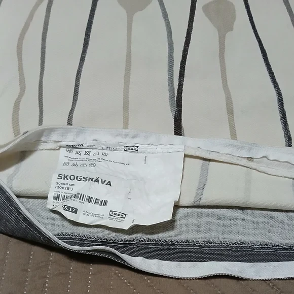 IKEA SKOGSNÄVA Pillow Covers (20"x20") - Set of 2 - photo 4