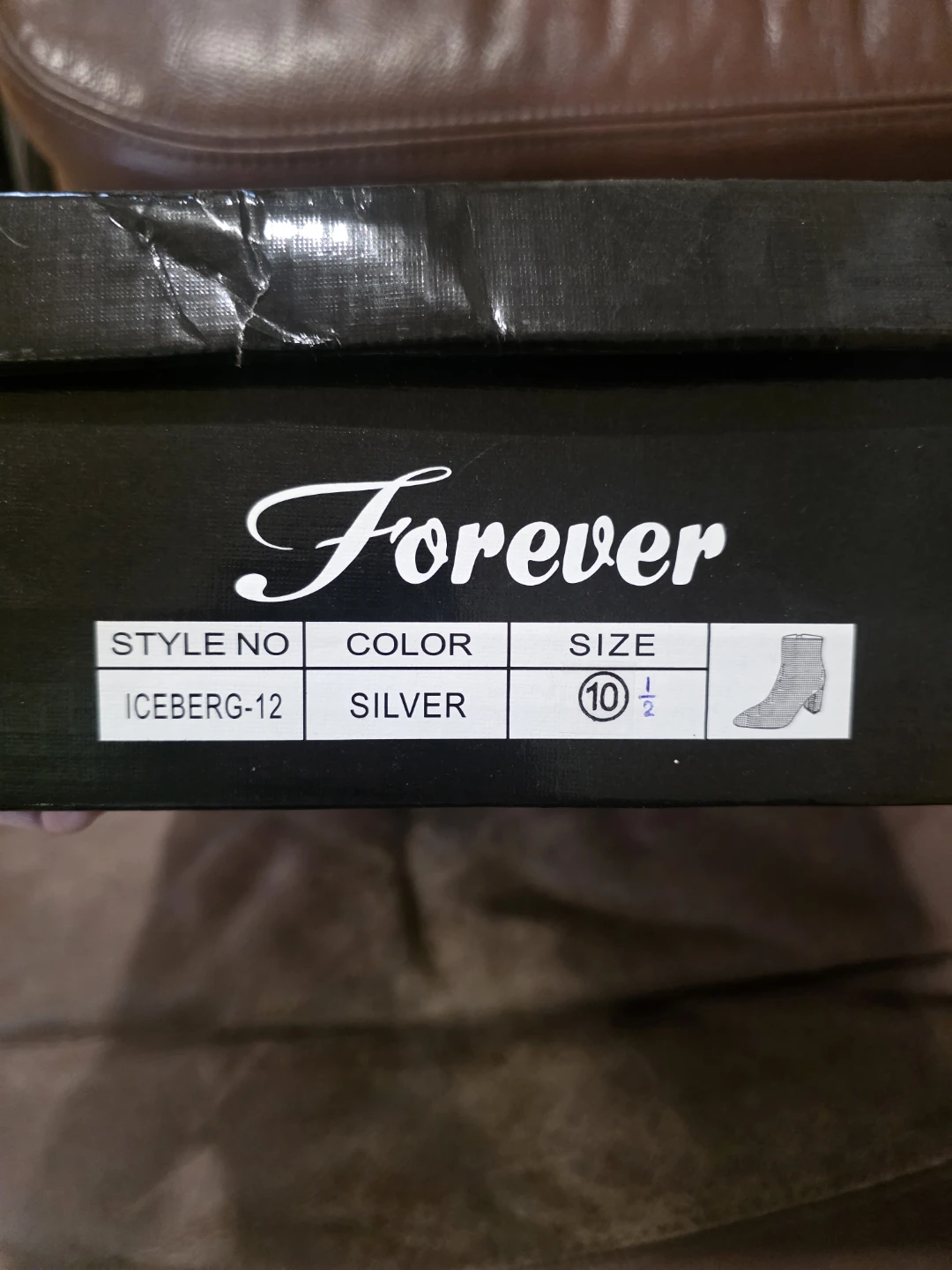 Forever Silver Heels Size 10.5 - photo 3