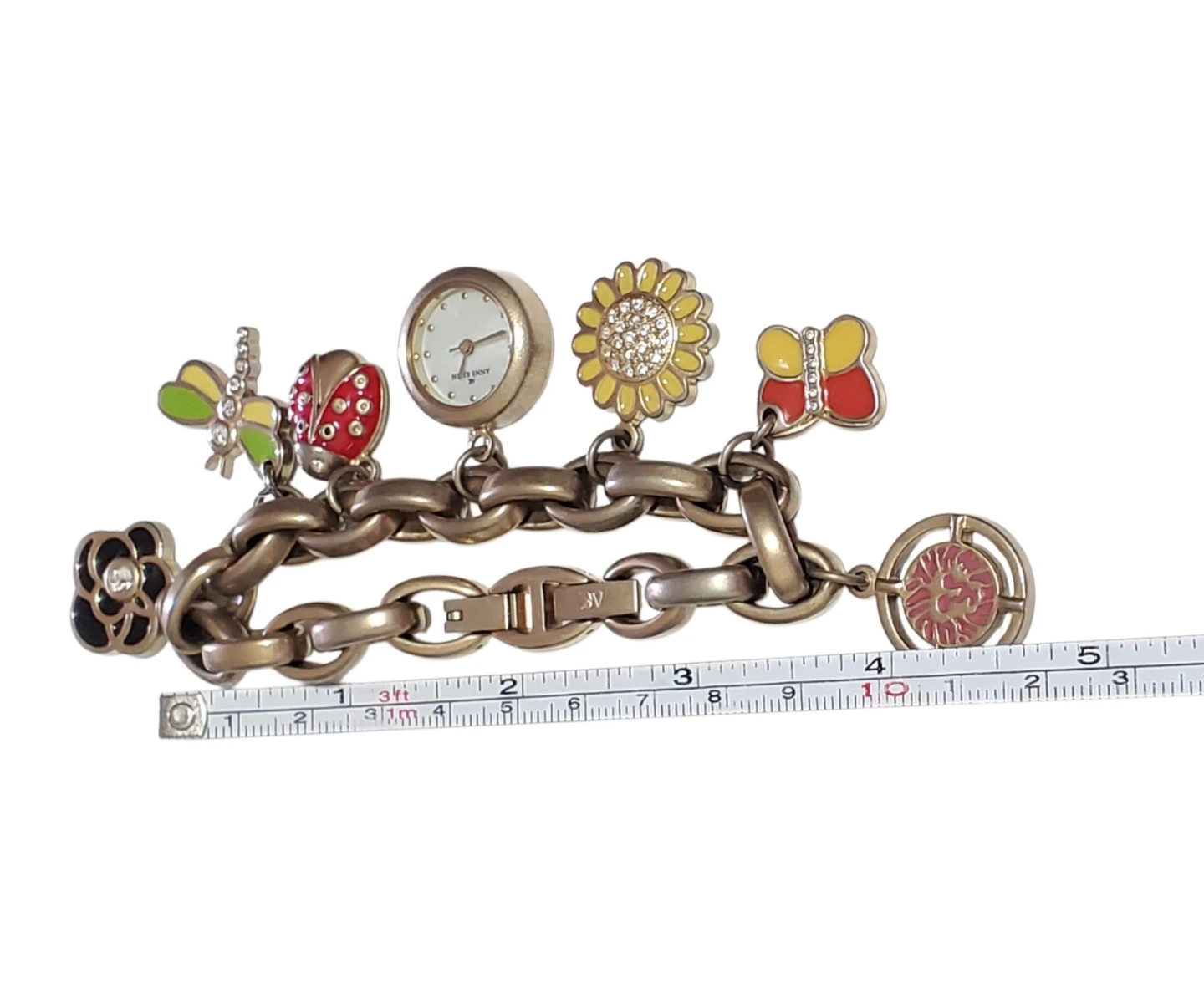 Vtg. Anne Klein charms watch bracelet - photo 2