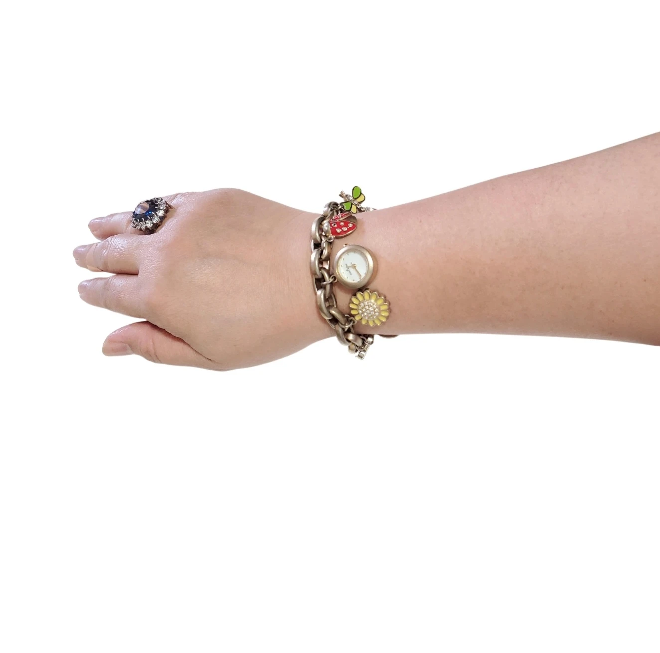 Vtg. Anne Klein charms watch bracelet - photo 5