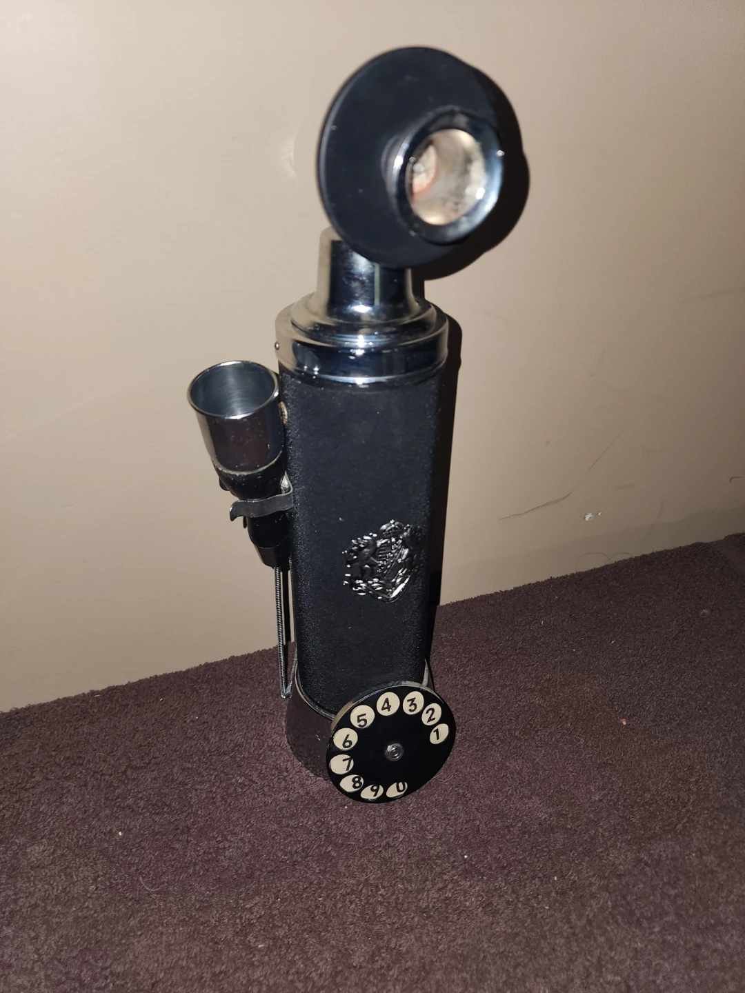 Vintage Black Rotary Phone - photo 2