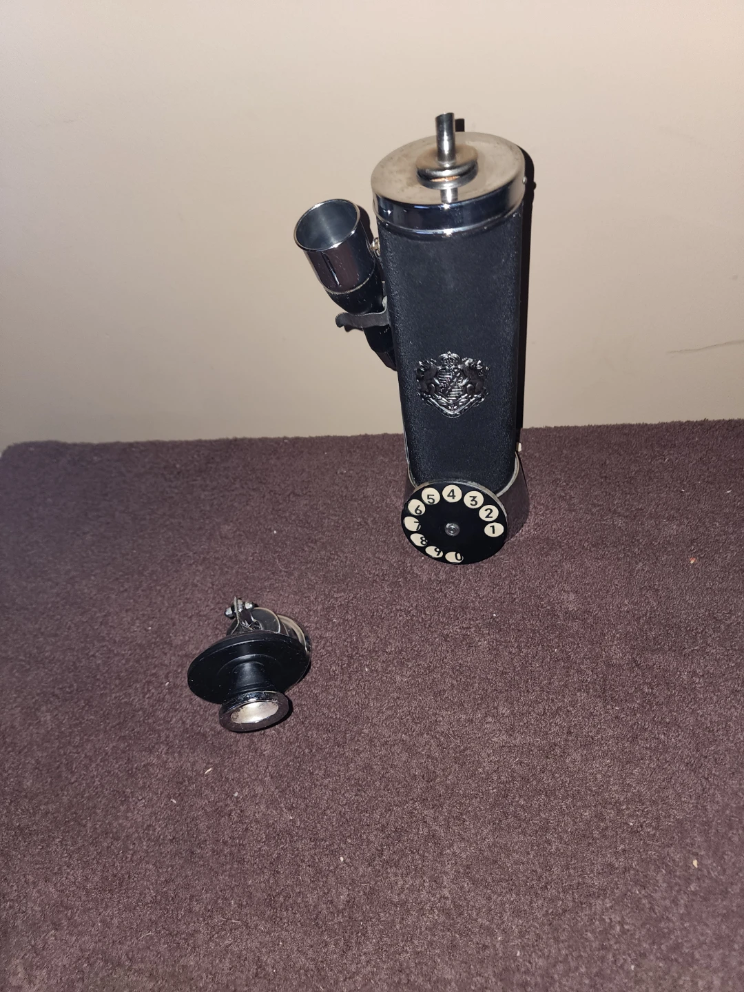 Vintage Black Rotary Phone - photo 3
