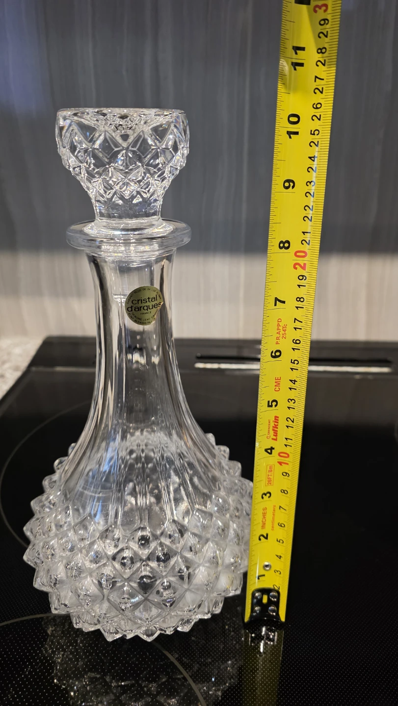 9Cristal D'Arques Crystal Decanter and Barware Set - photo 3