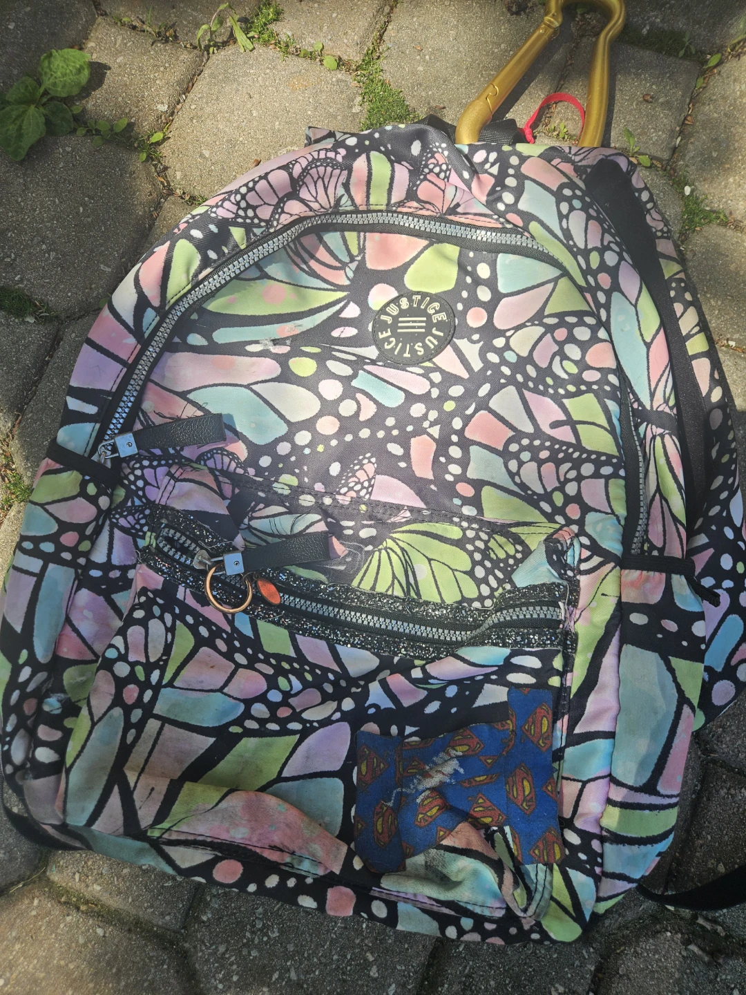 Justice Butterfly Print Backpack