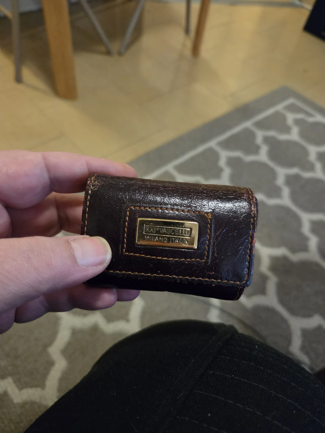 VALESCELLI Milano Italia Leather Coin Purse