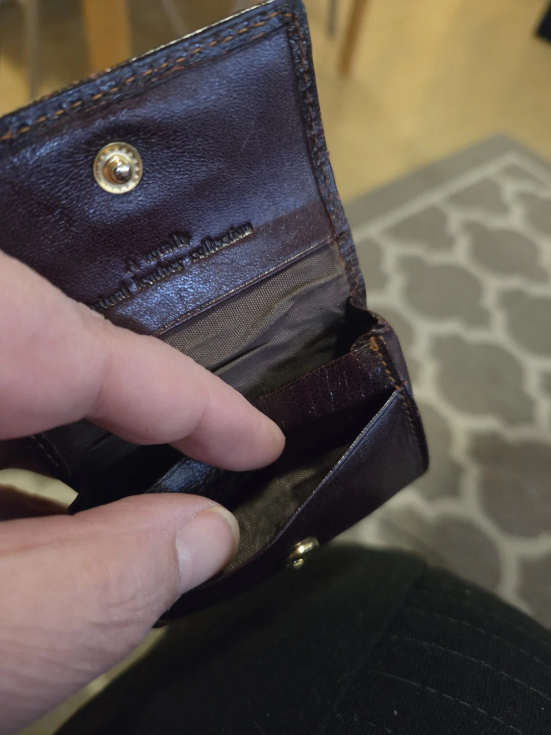 VALESCELLI Milano Italia Leather Coin Purse - photo 3