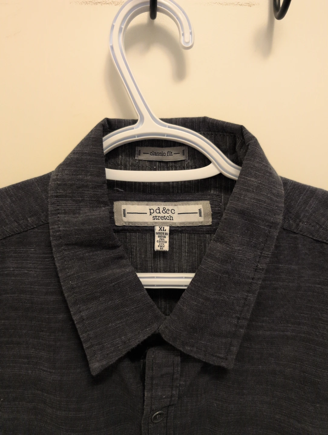 Two Men's Long Sleeve Dress Shirts - Van Heusen & PD&C - photo 2