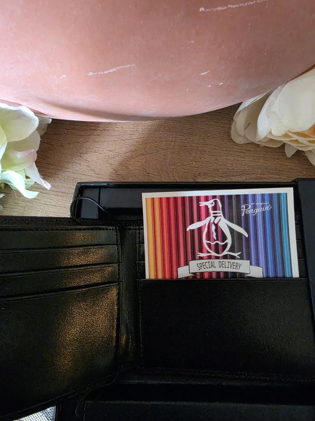 Original Penguin Leather Passcase with Pocket Multi-Tool (New) - photo 5
