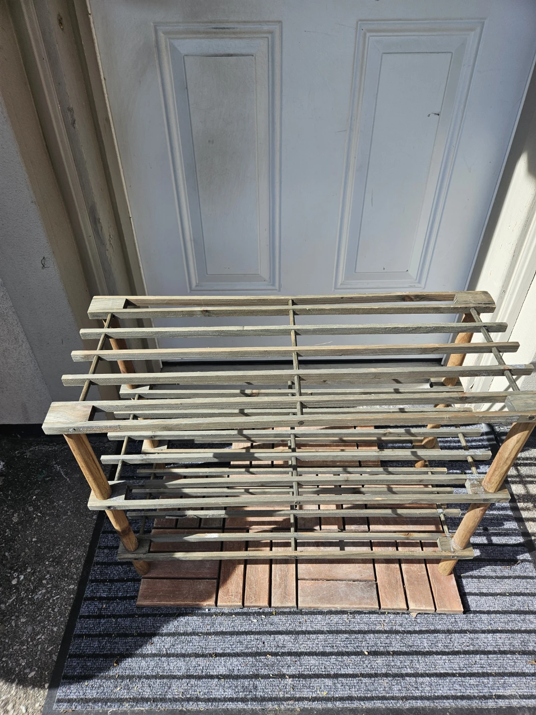 Wooden Shoe Rack