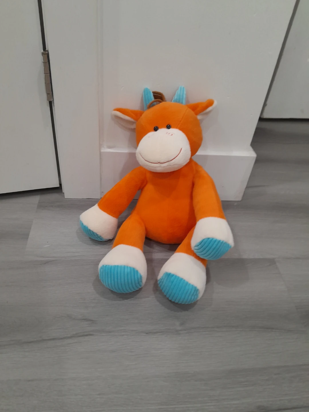 Orange Giraffe Plush Toy
