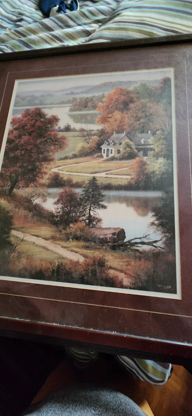 Framed Landscape Art Print - photo 2