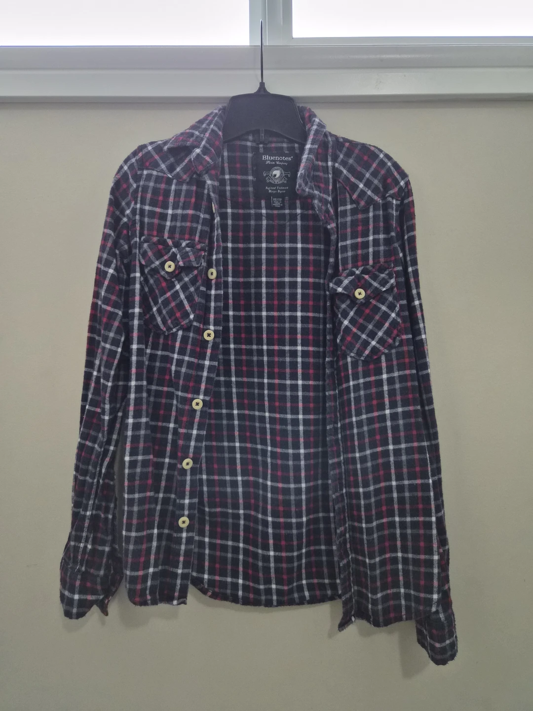 Bluenotes Plaid Flannel Shirt - Size XS/TP