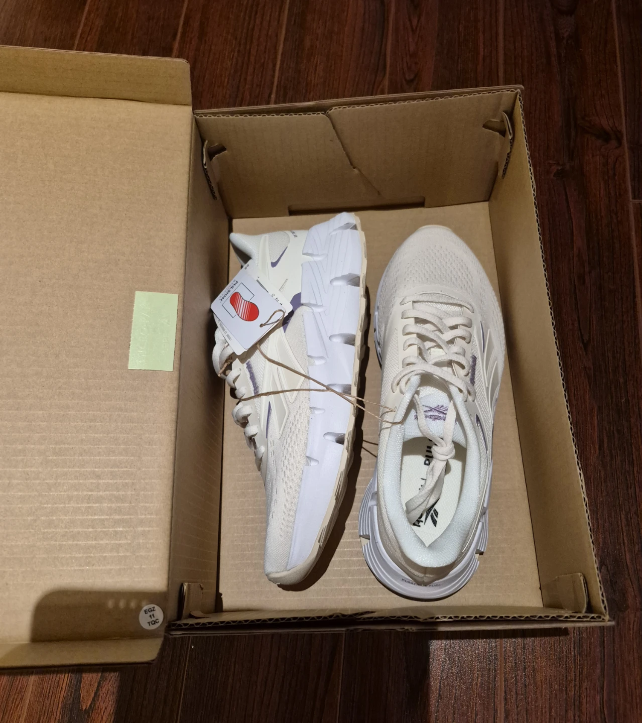 Reebok Pulsion running shoes white size 8 - photo 4