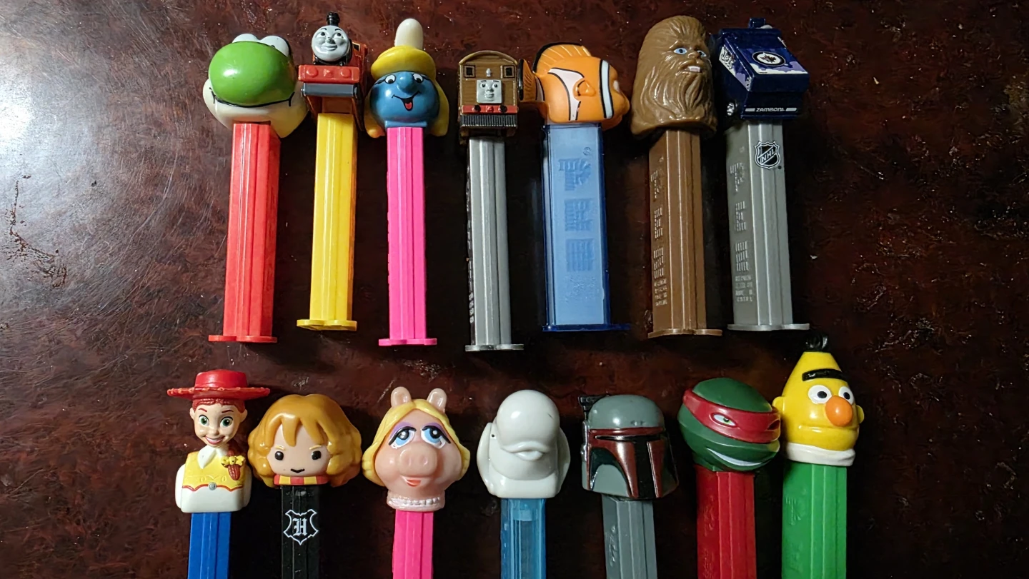 14 Assorted PEZ Dispensers - Various Characters