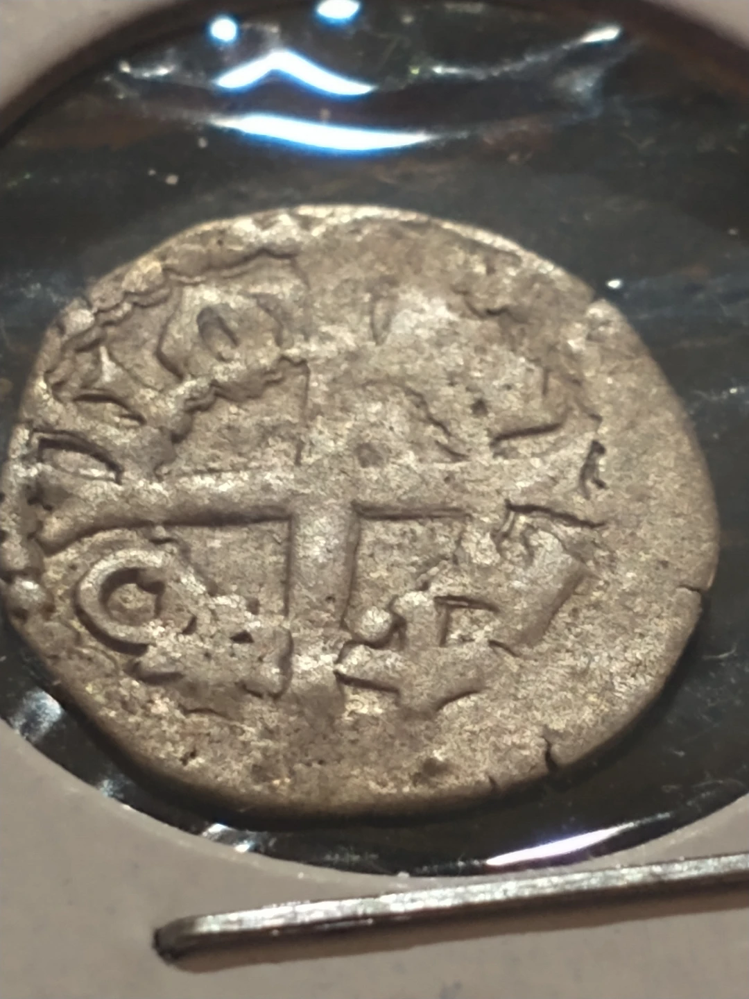 Livonian Order Silver Pennig - 15th Century - photo 3