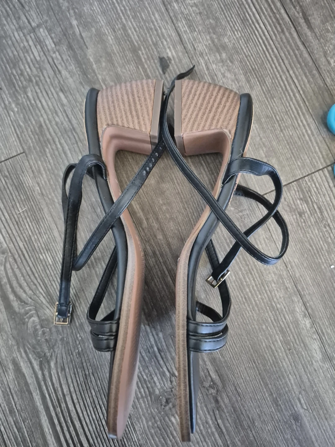ASOS DESIGN Black Strappy Block Heel Sandals - photo 2