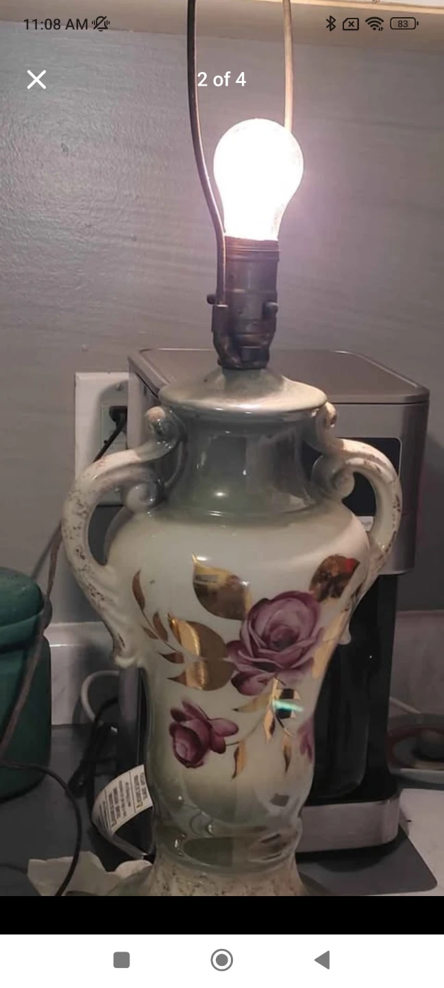 Pair of Vintage Ceramic Table Lamps - photo 2